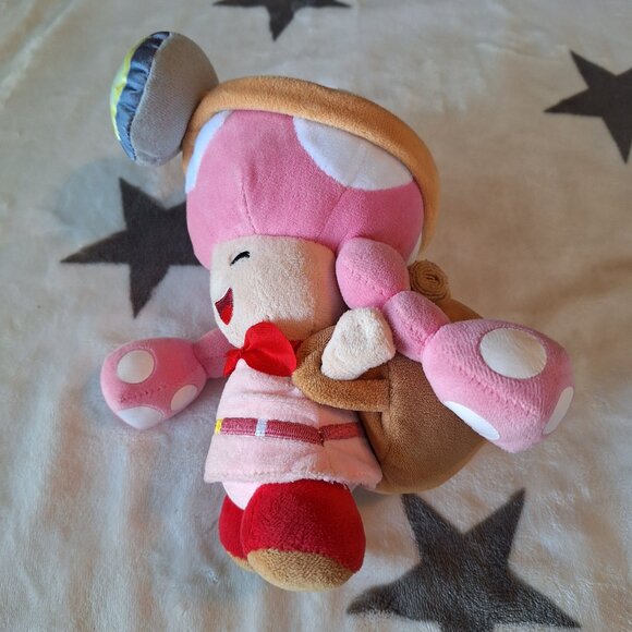 Super Mario Captain Toad Treasure Tracker Toadette 8" Stuffed Animal Plush Toy - Picture 2 of 7